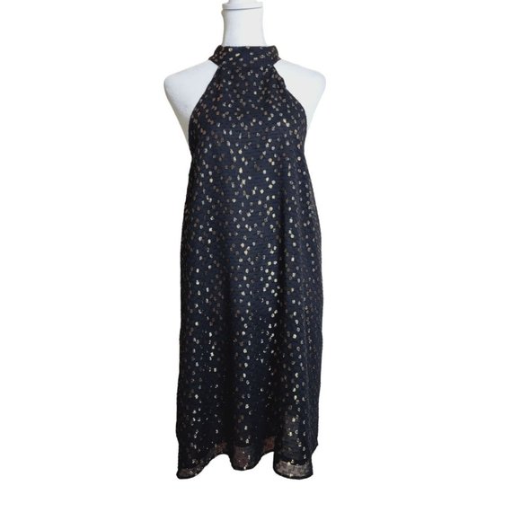 Chelsea 28 Black Mini Shift Party Dress Medium - Picture 2 of 10